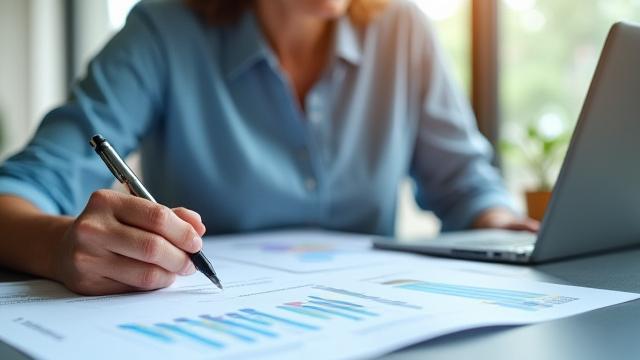 Thumbnail for 'Financial Wellness' workshop showing a person reviewing finances